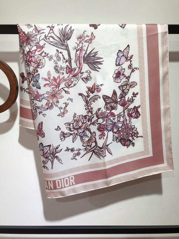 Dior silk scarf 90X90cm E06 (25)